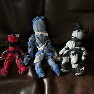 Handmade Upcycled Fabric Ragdoll